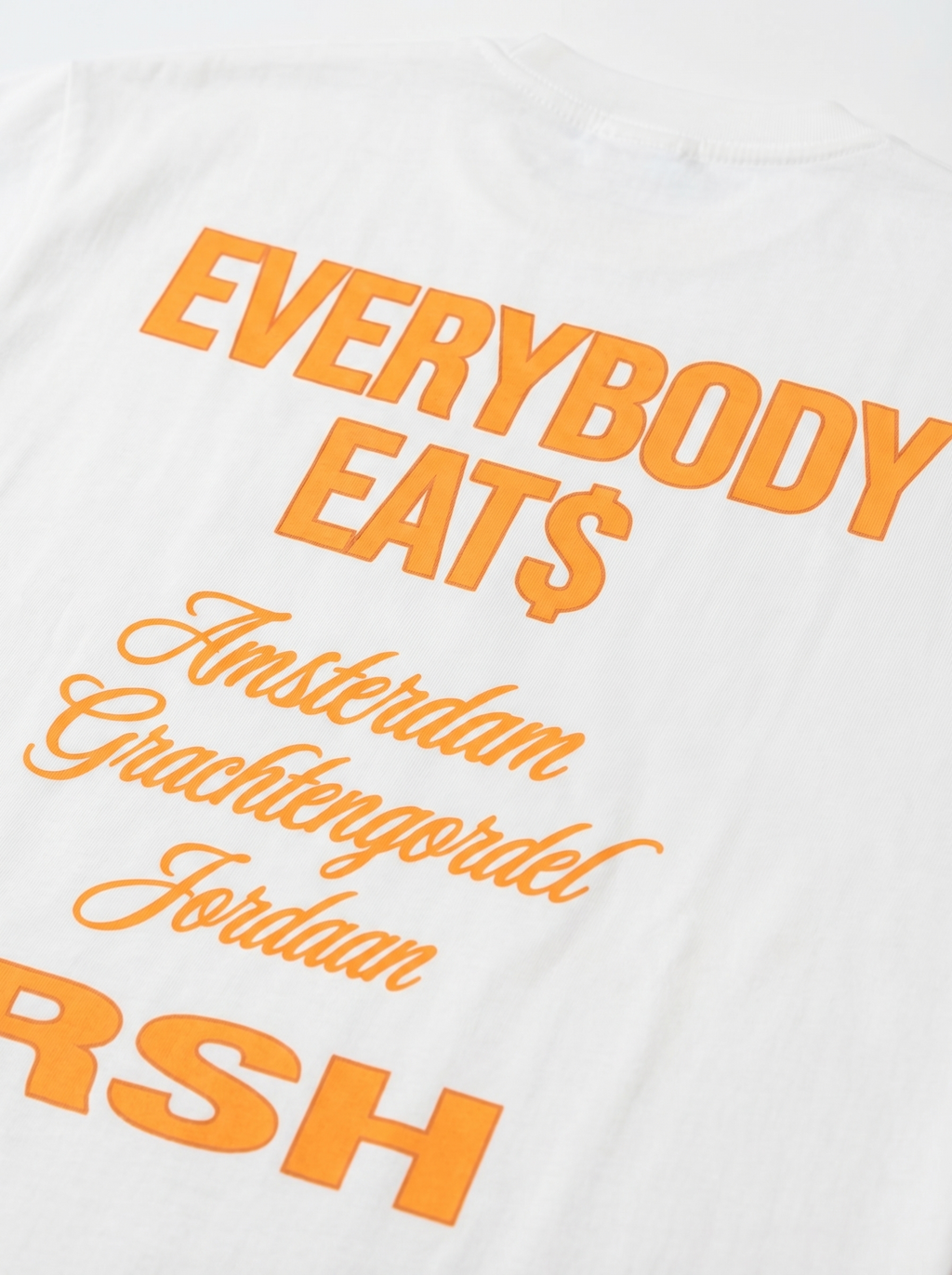 EVERYBODY EATS WHITE/ORANGE
